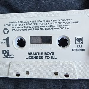 Beastie boys licensed to ill 1986 Def jams cassette